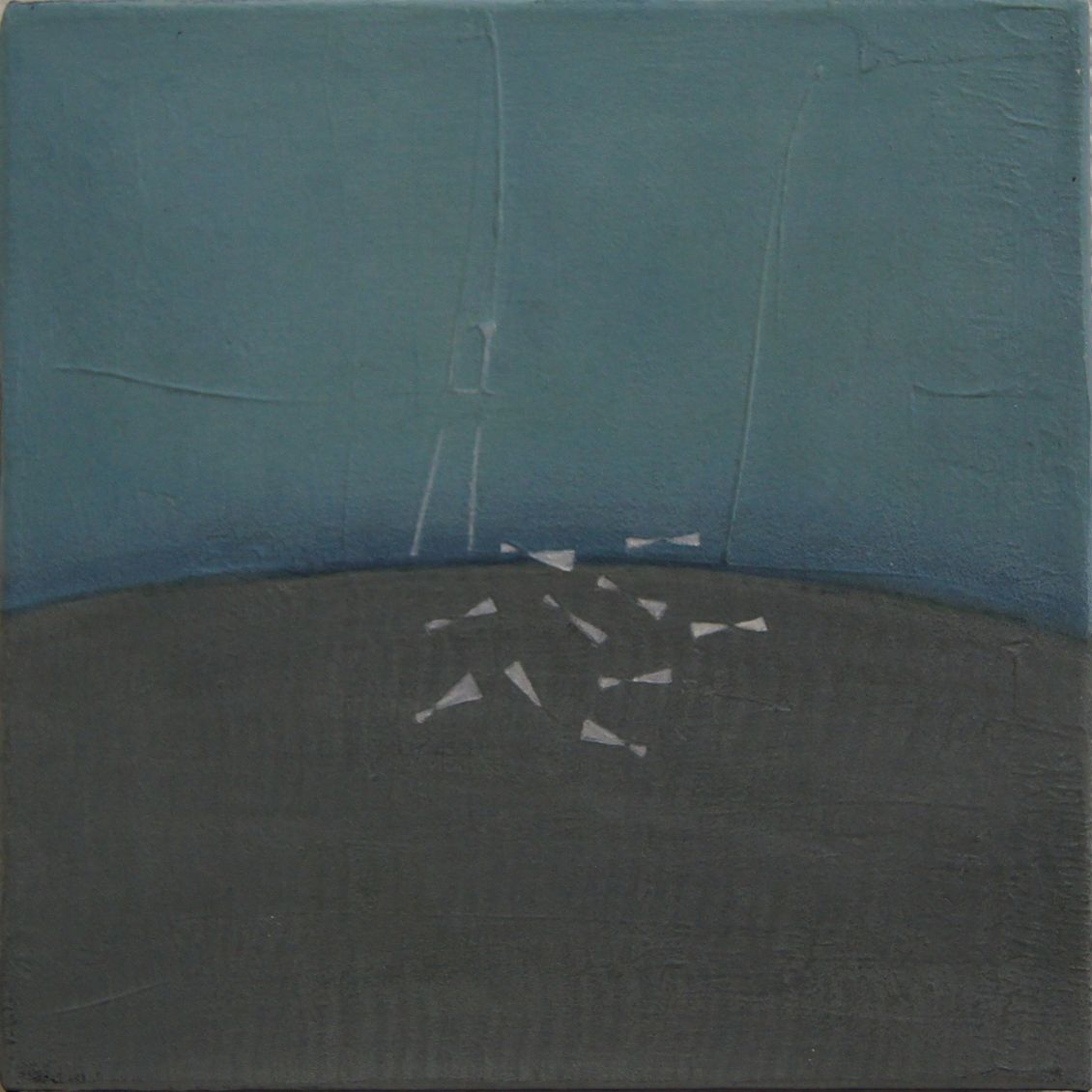 Ruhcti-Kovero Helena Ylös ja korkealle, sekatekniikka 30 x 30 cm 500 € tai 20 €/kk