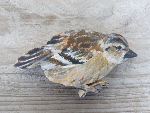 Kömmistö Enni Peippo, akryyli vanerille kork. 6 cm 160 € tai 20 €/kk