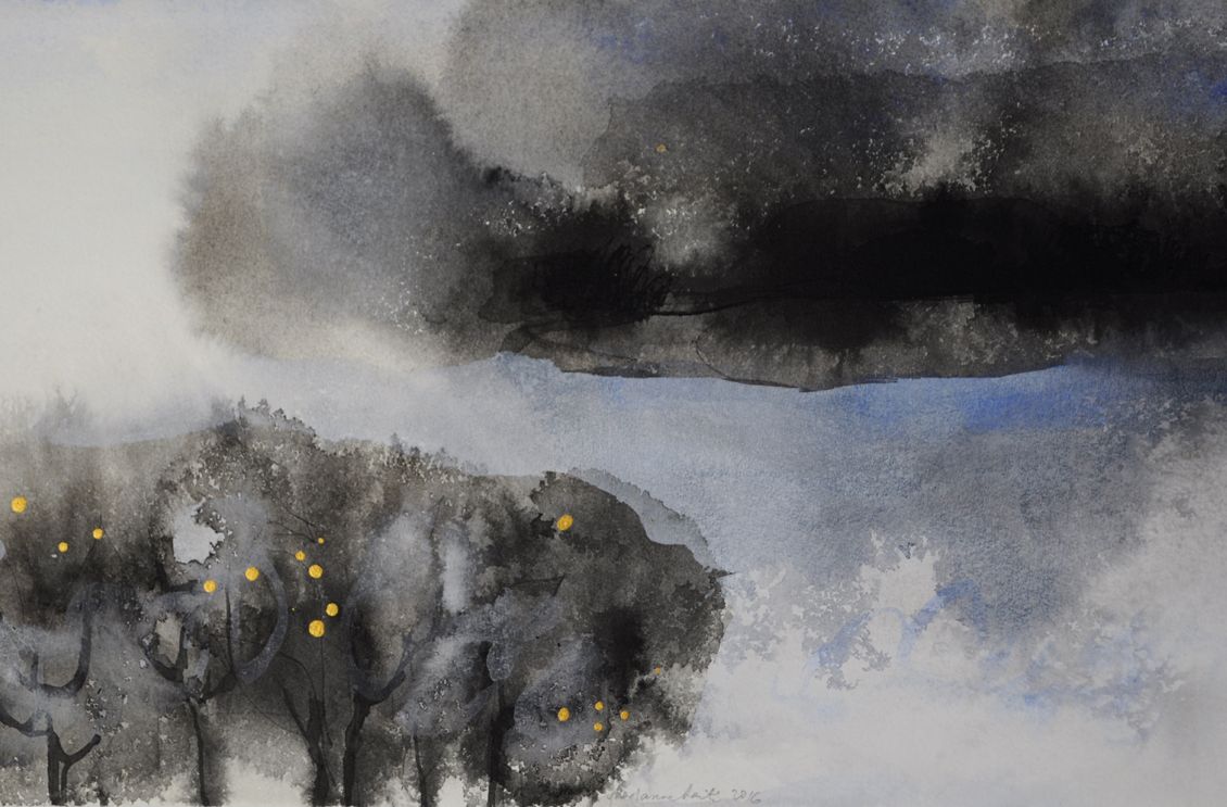 Laiti Marianne "Talvi" sekatekniikka 34 x 64 cm 350 € tai 20 €/kk